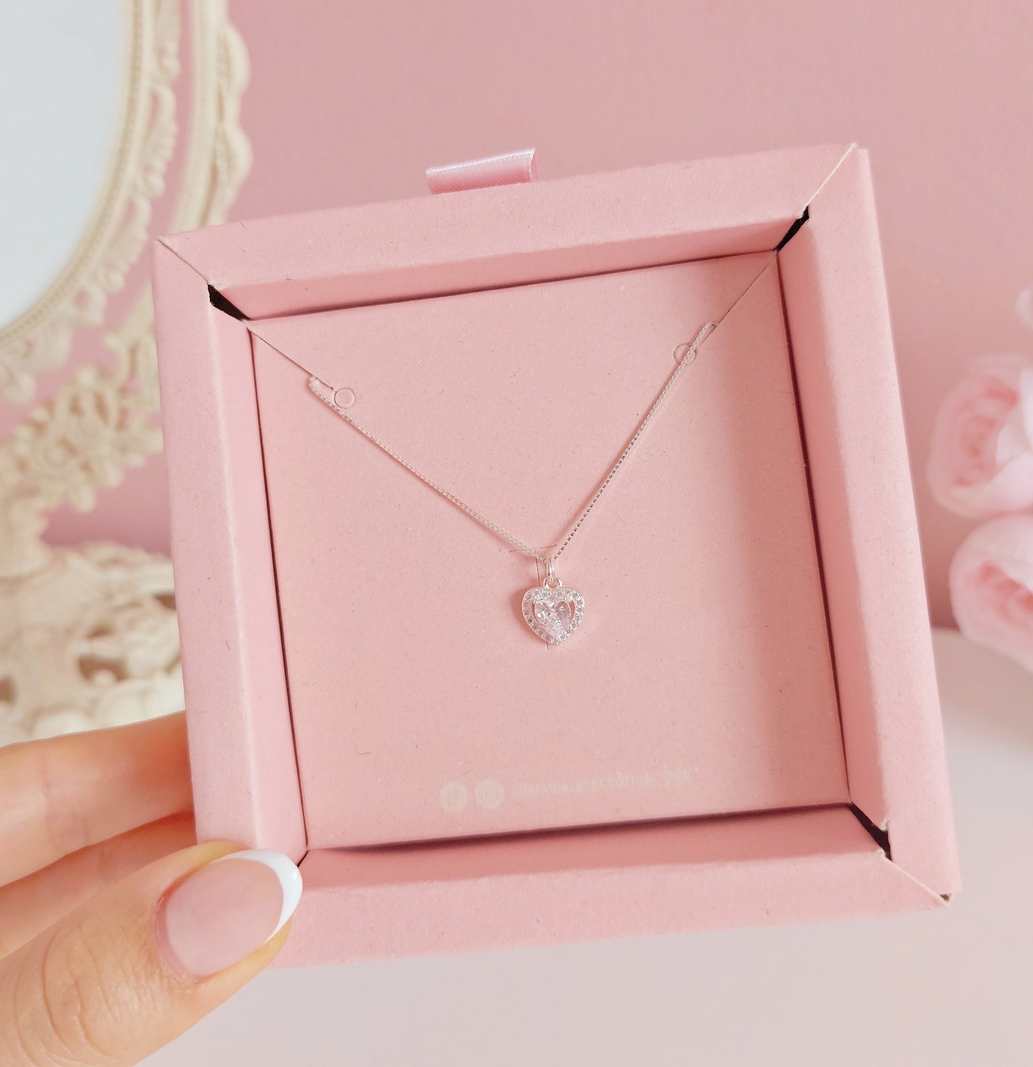 CADENA HEART PLATA S925