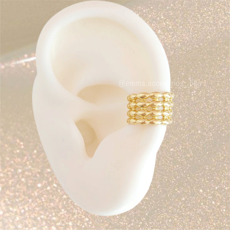 EARCUFF QUADRUPLE OVAL