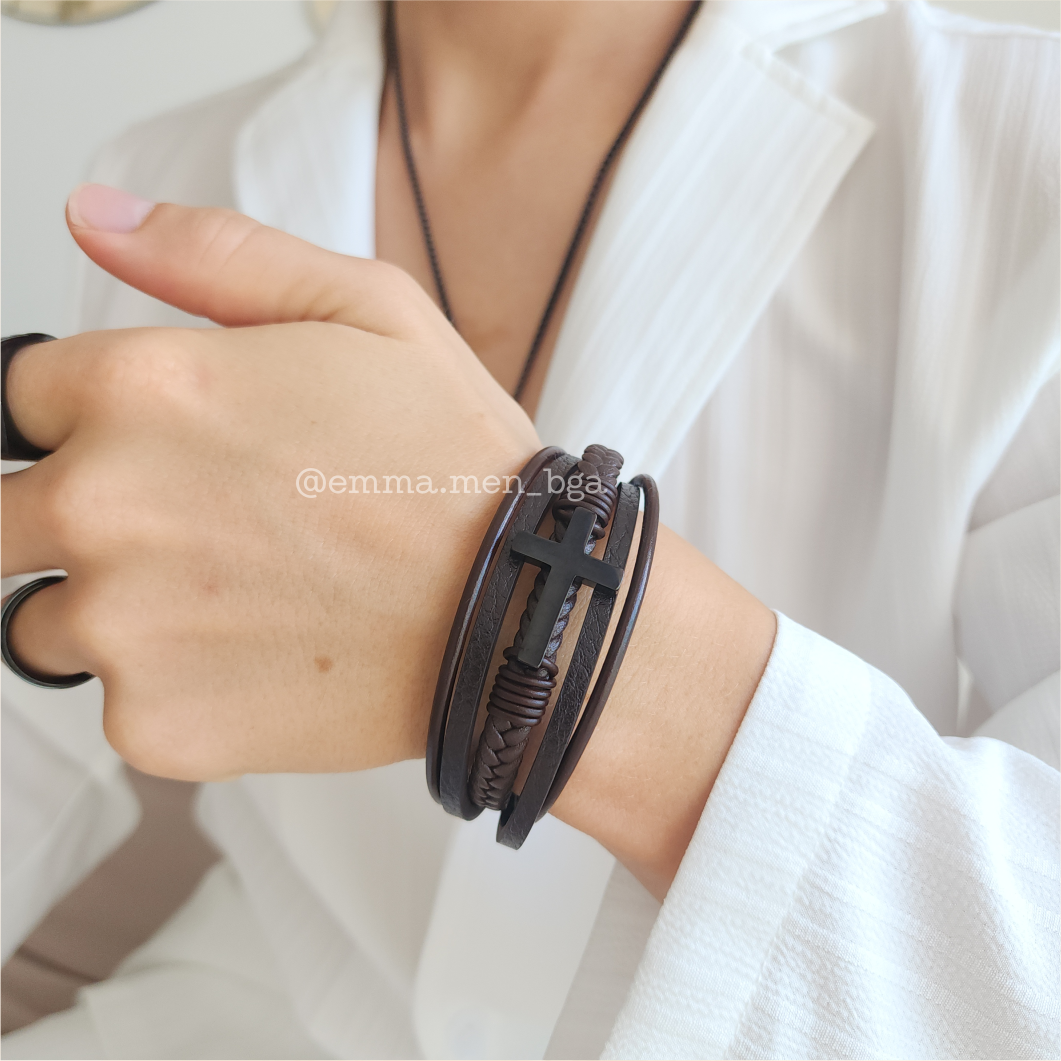 PULSERA CRUZ MEN