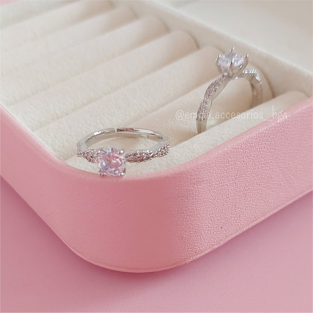 ANILLO TRENZA PLATED