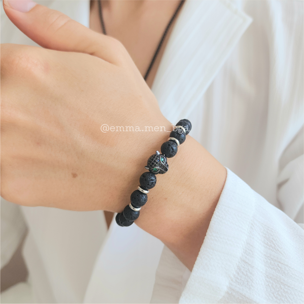 PULSERA BLACKLEOPARD MEN