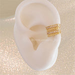 EARCUFF QUADRUPLE BOW ZIRCON