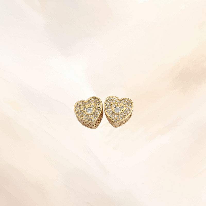 CHARM MICKEY HEART