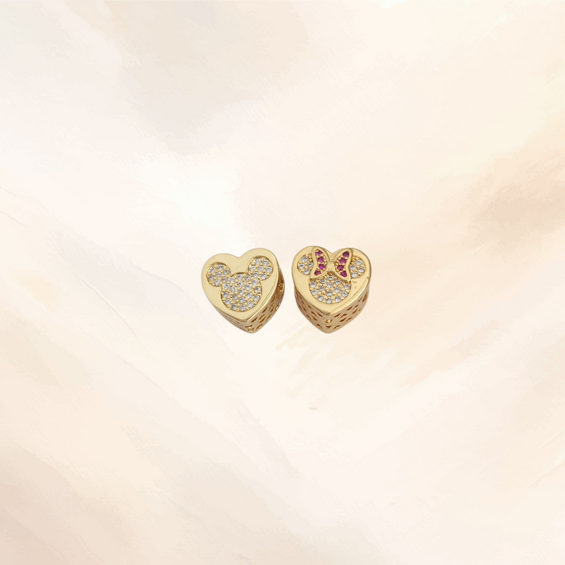 CHARM MICKEY HEART 2