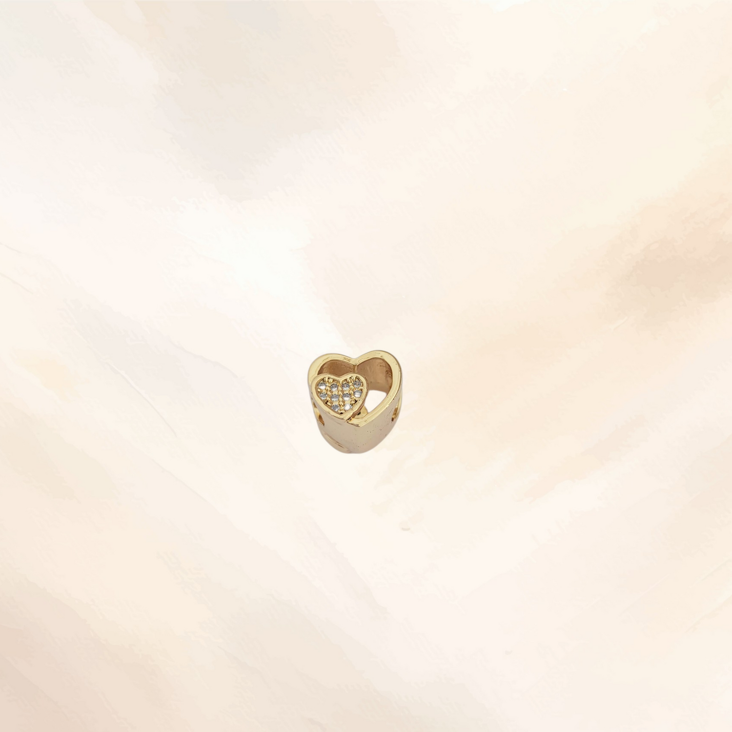 CHARM DOUBLE HEART