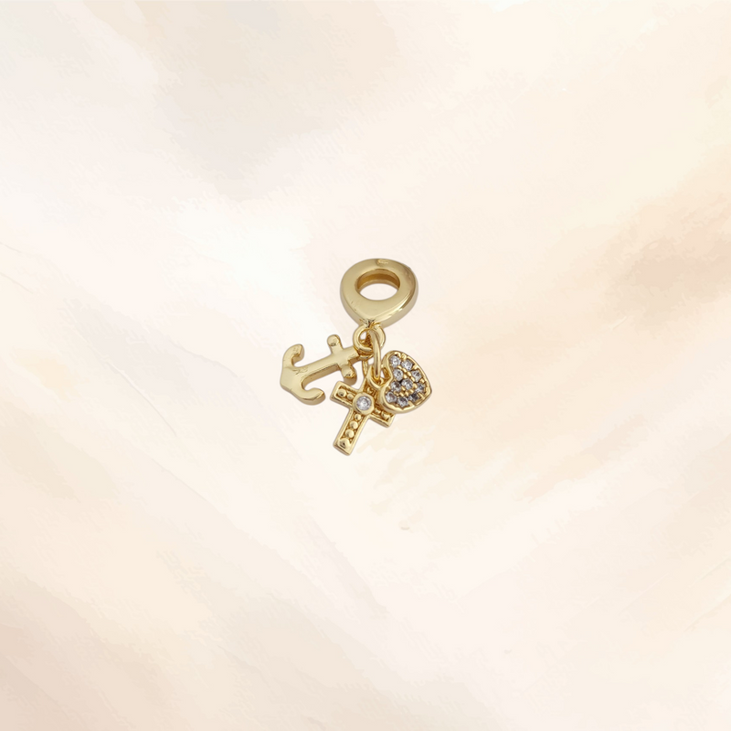 CHARM HEART CROSS