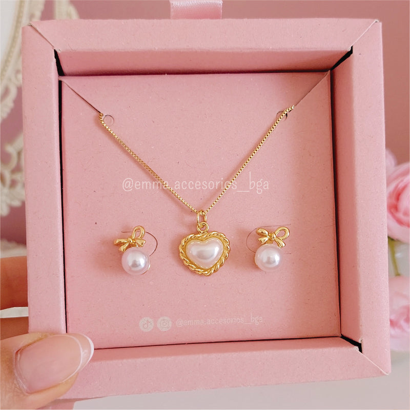 SET HEART PEARL