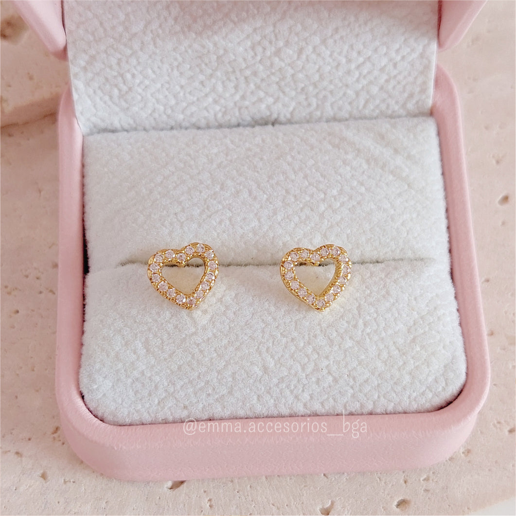 TOPO HEART HOLLOW ZIRCON