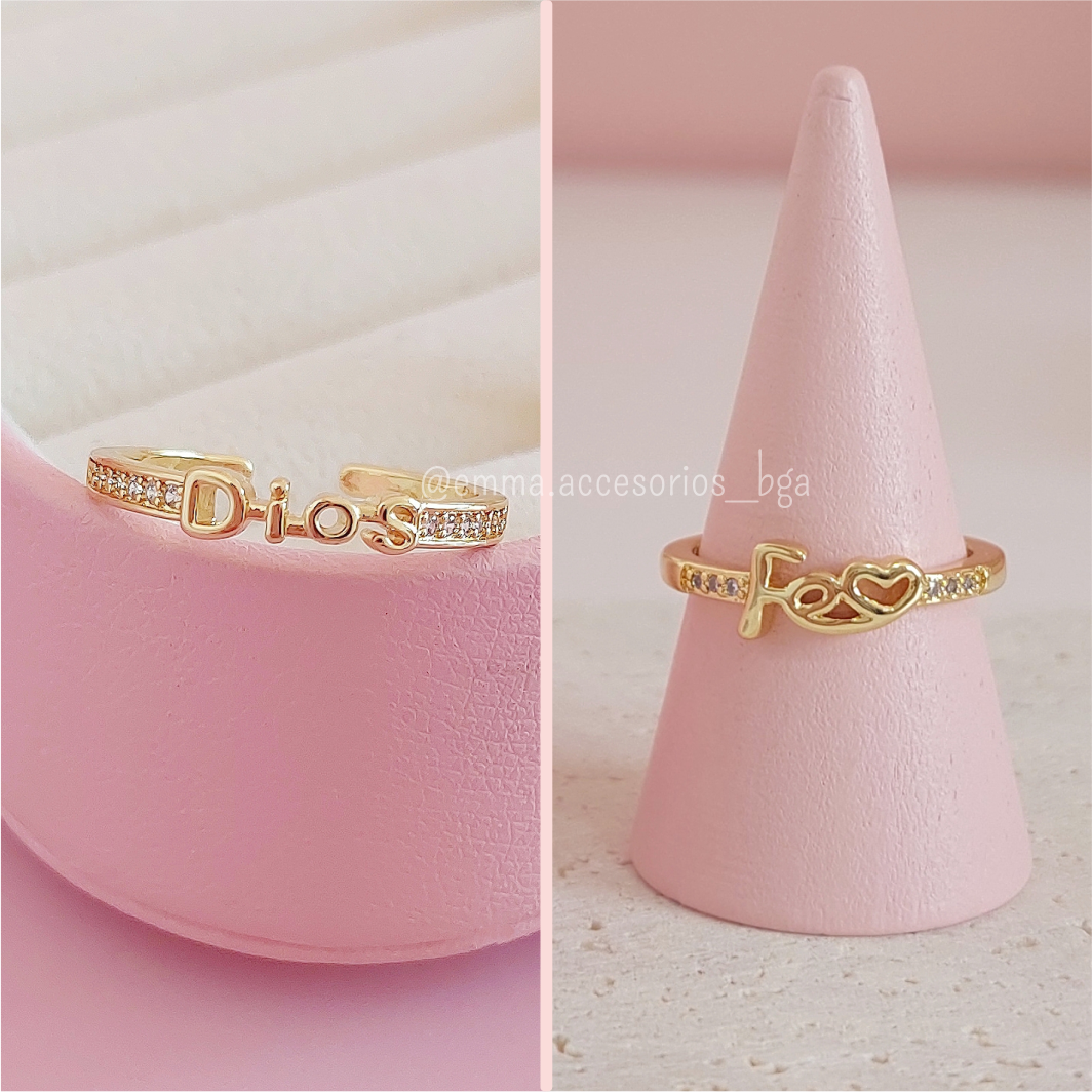 ANILLOS FÉ AMISTAD