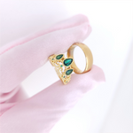 ANILLOS PROMESA LA PRINCESA Y EL SAPO