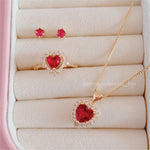 SET HEART ROJO