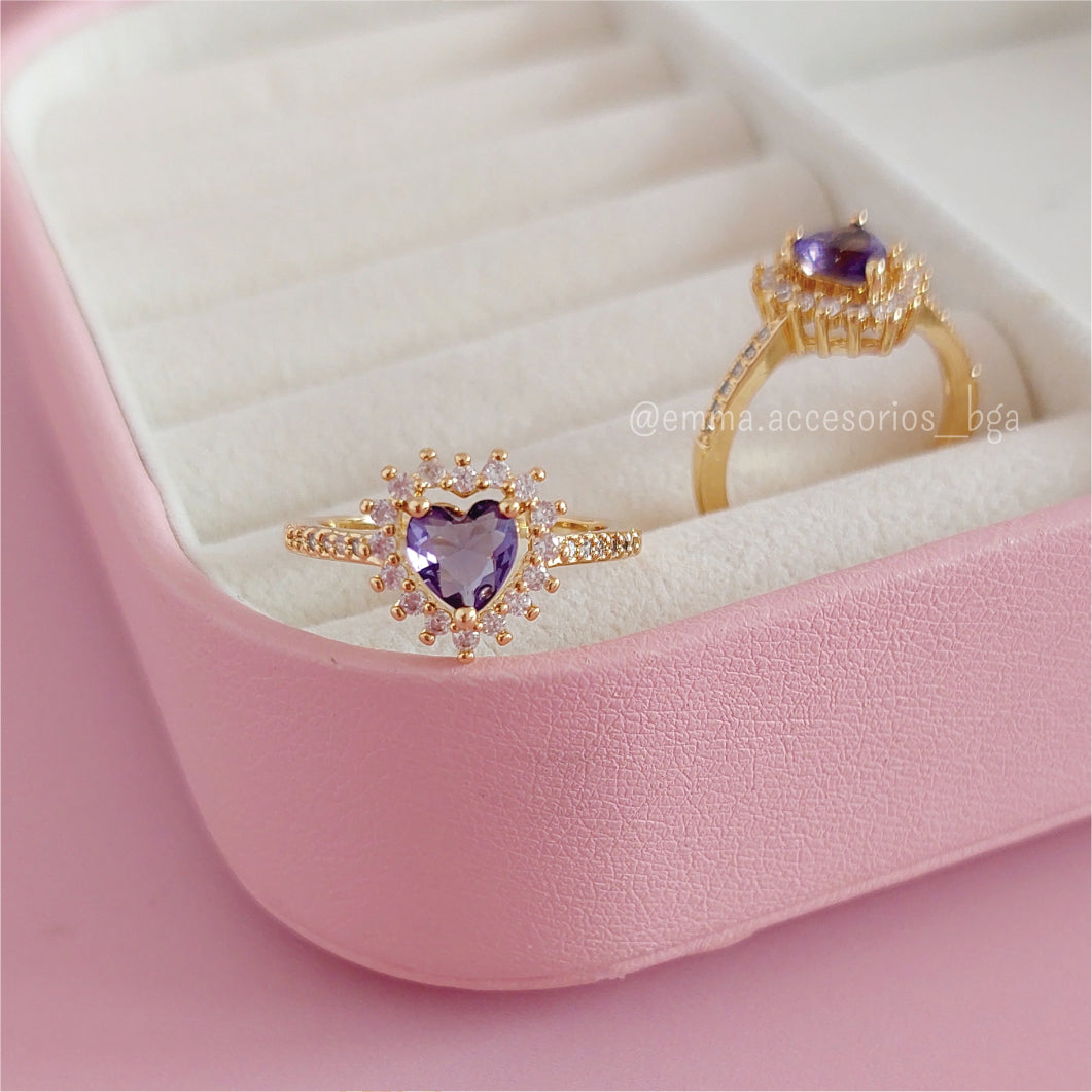 ANILLO HEART BIG ZIRCON
