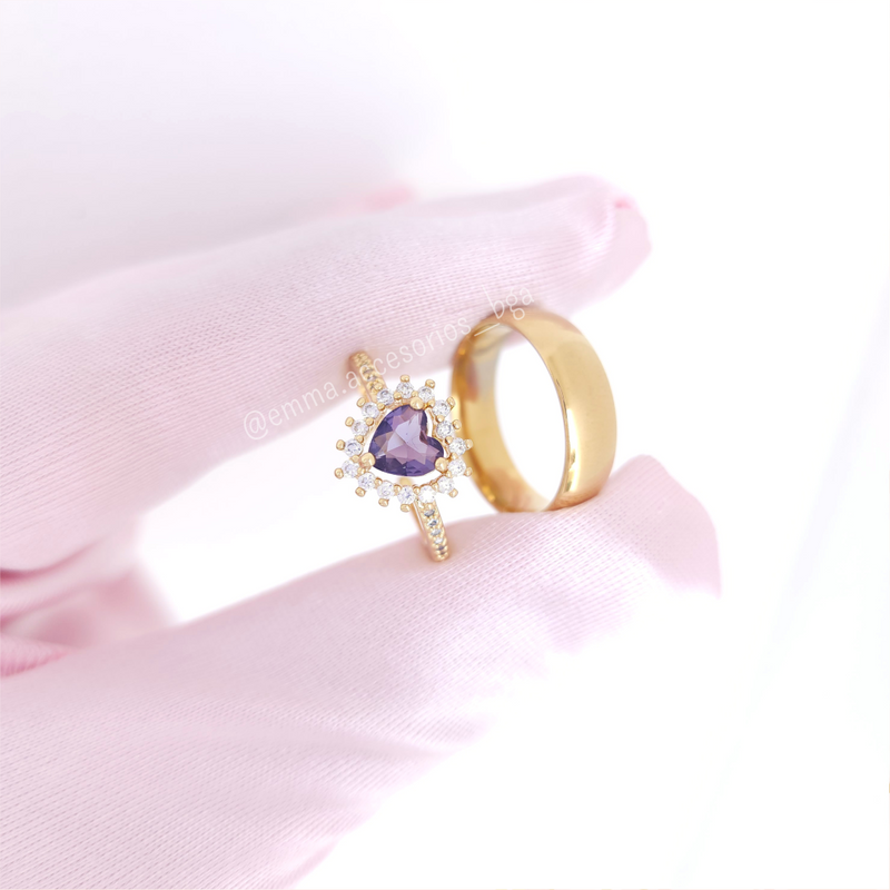 ANILLOS PROMESA NOVIAZGO 7