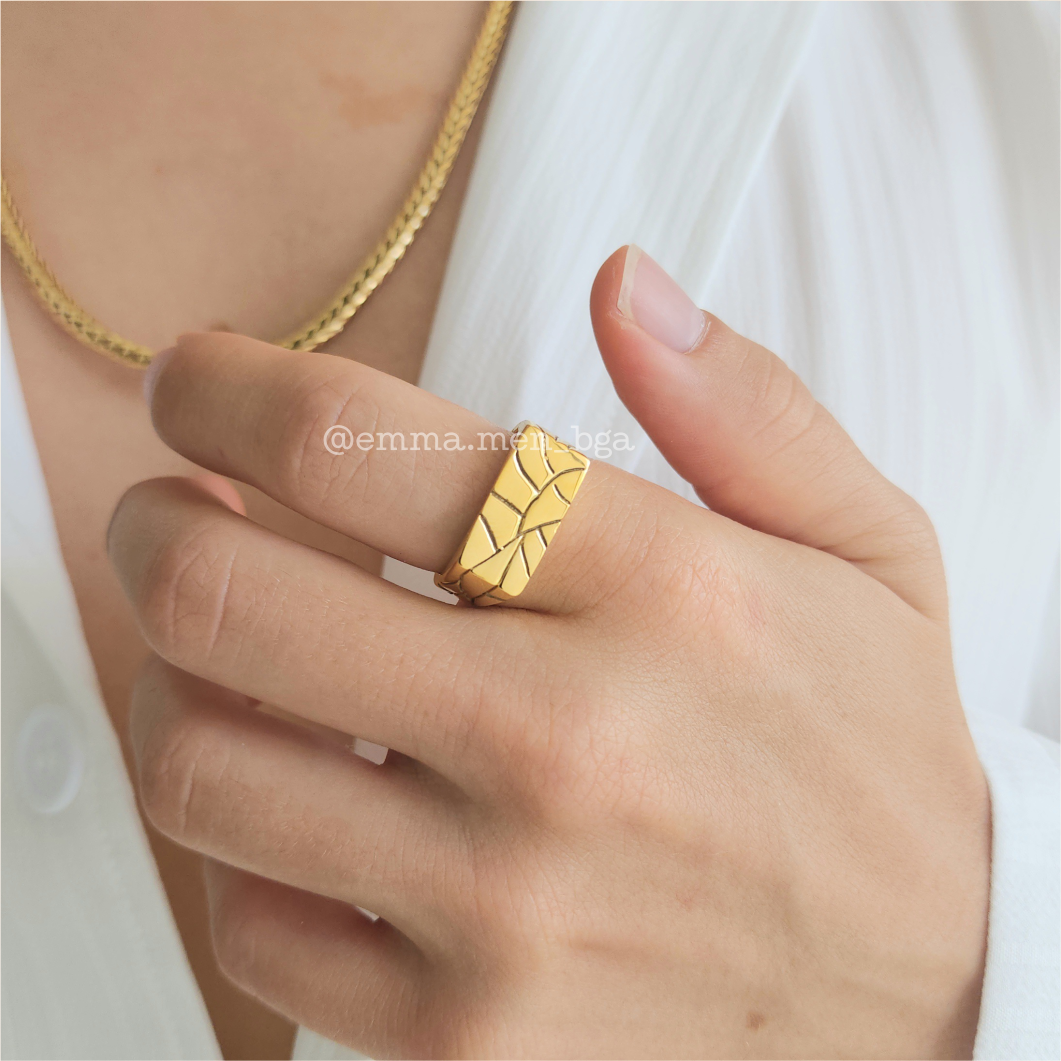 ANILLO GOLDPATRÓN MEN