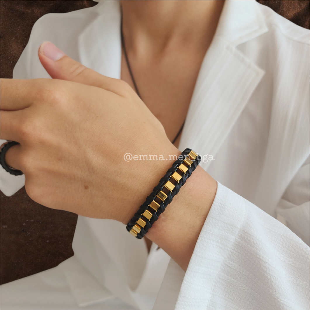 PULSERA GOLDRAILWAY MEN