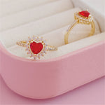 ANILLO HEART BIG ZIRCON
