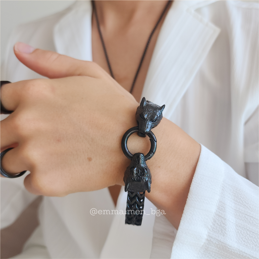 PULSERA WOLF LEADER MEN