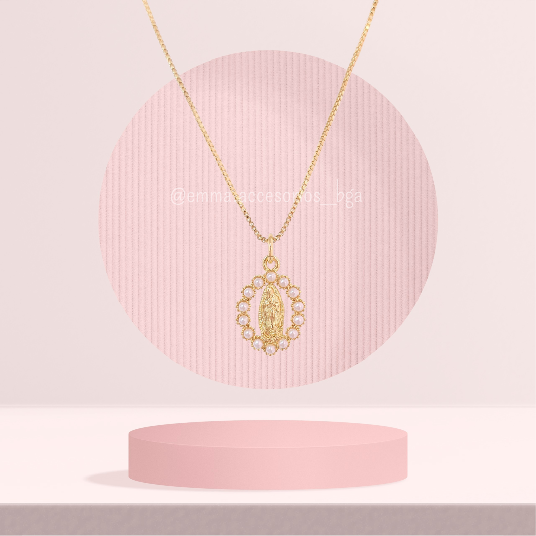 CADENA VIRGEN PEARL