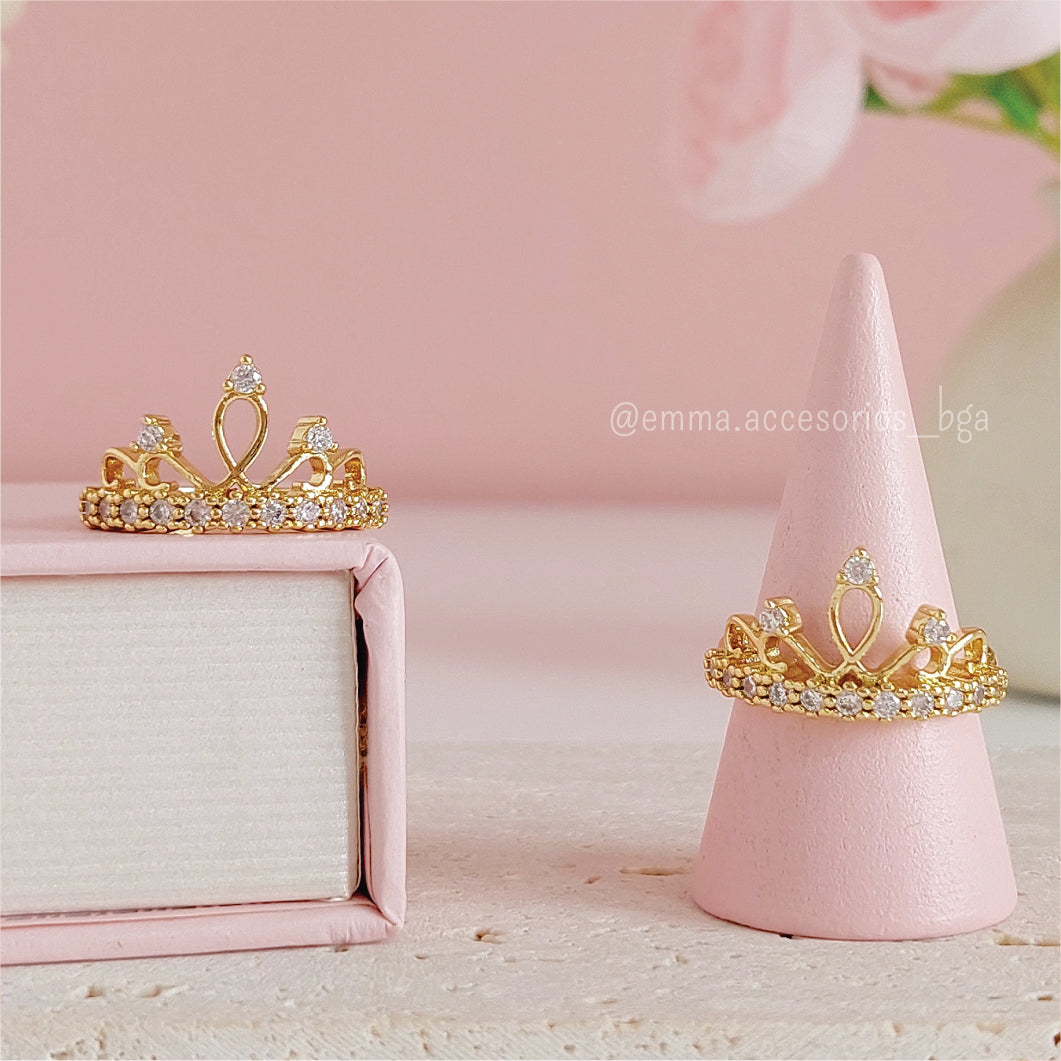 ANILLO CROWN WAVY