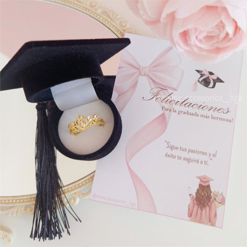 Anillo Orbit Minimal Dorado