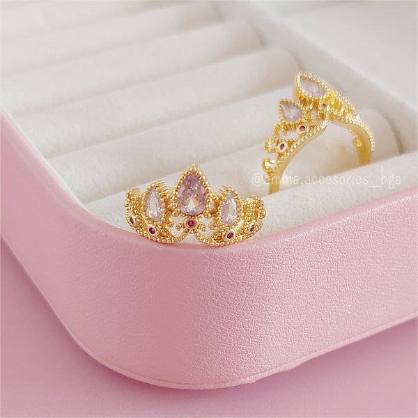 Anillo Zen Minimal Dorado Soft