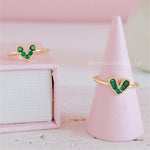 ANILLO HEART FIVE ZIRCON