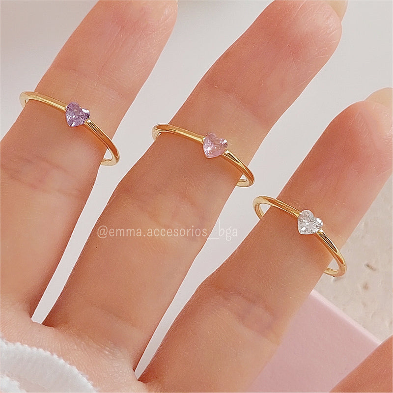 Anillo Axiom Minimal Rosé Soft