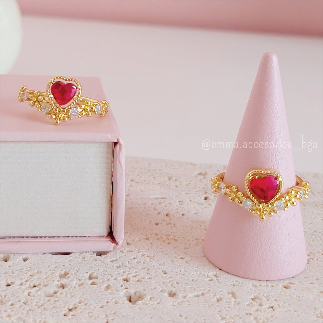 ANILLO HEART FLOWER