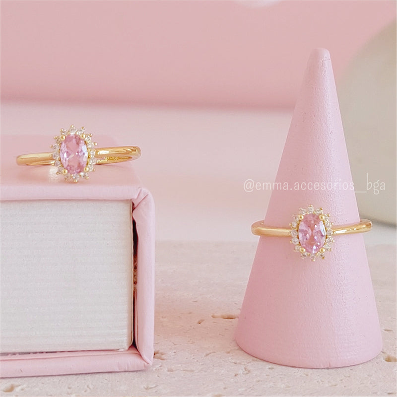 Anillo Curve Minimal Dorado Mini