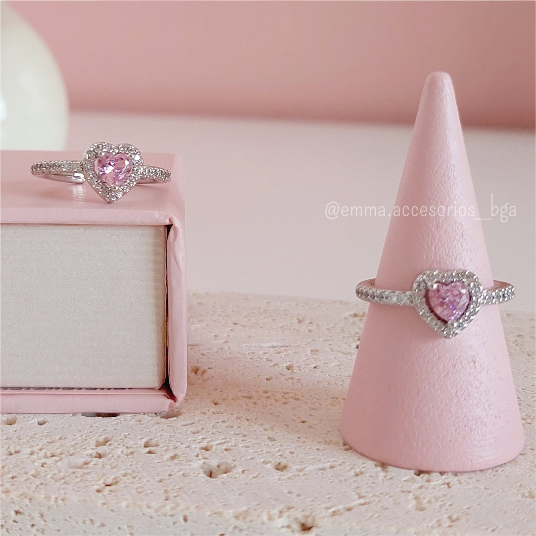 ANILLO HEART PLATED