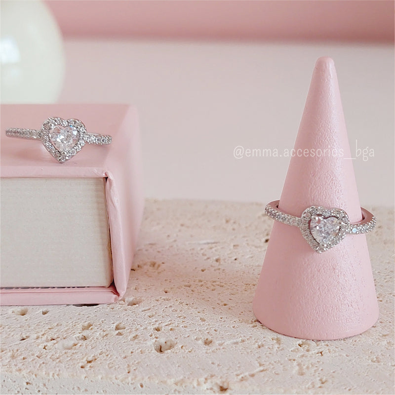 Anillo Classic Minimal Plateado Maxi