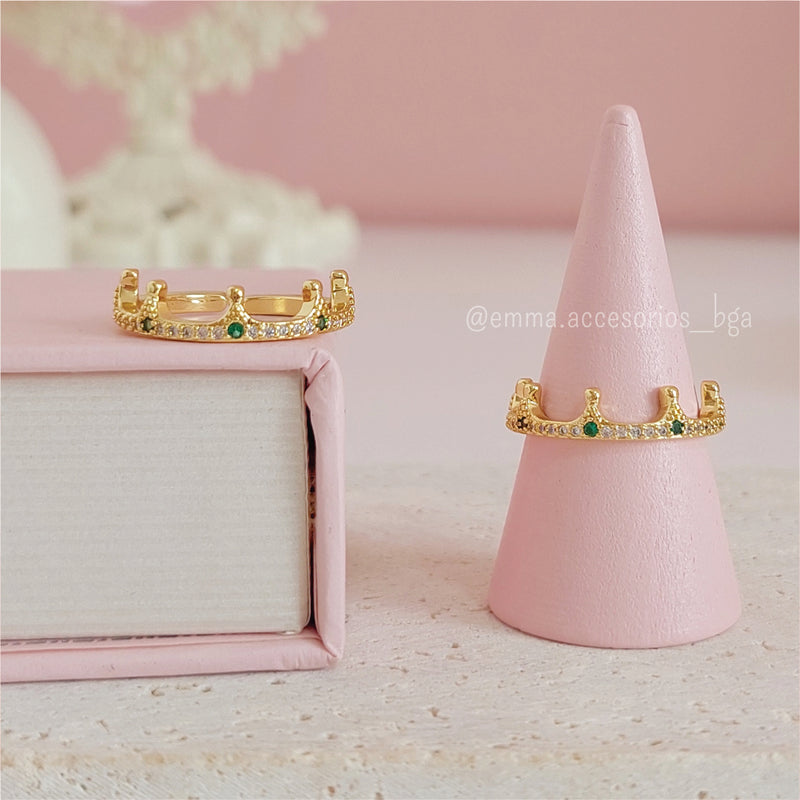 Anillo Nova Minimal Dorado Maxi