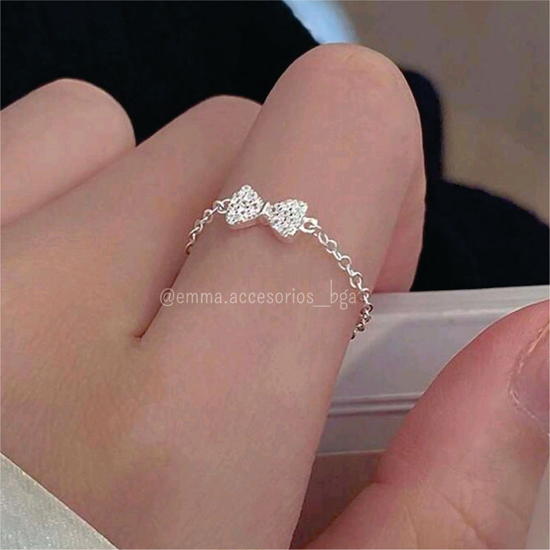 Anillo Plata 925 Halo Minimal Rosé