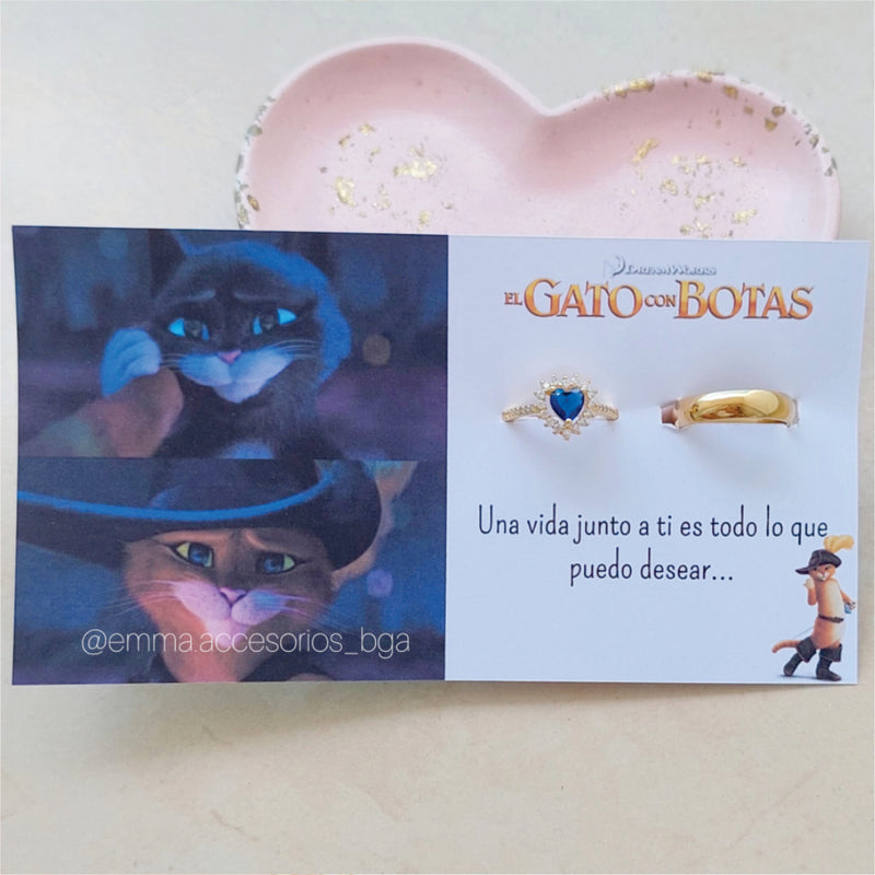 Anillo Promesa Serendipia Minimal Plateado