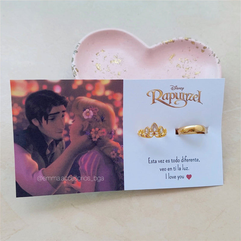 Anillo Promesa Selene Minimal Dorado