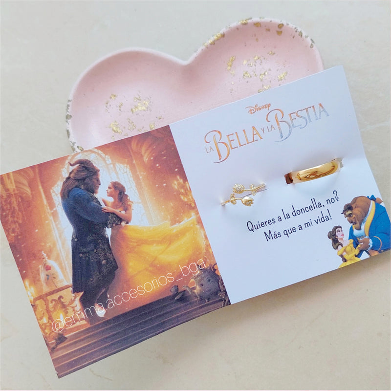 Anillo Promesa Lazos Classic Dorado