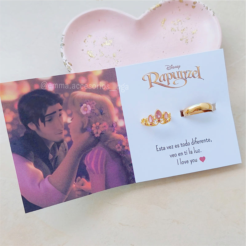 Anillo Promesa Aurora Minimal Dorado Soft