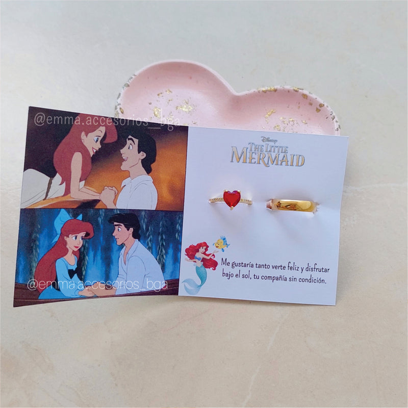 Anillo Promesa Armonía Minimal Dorado