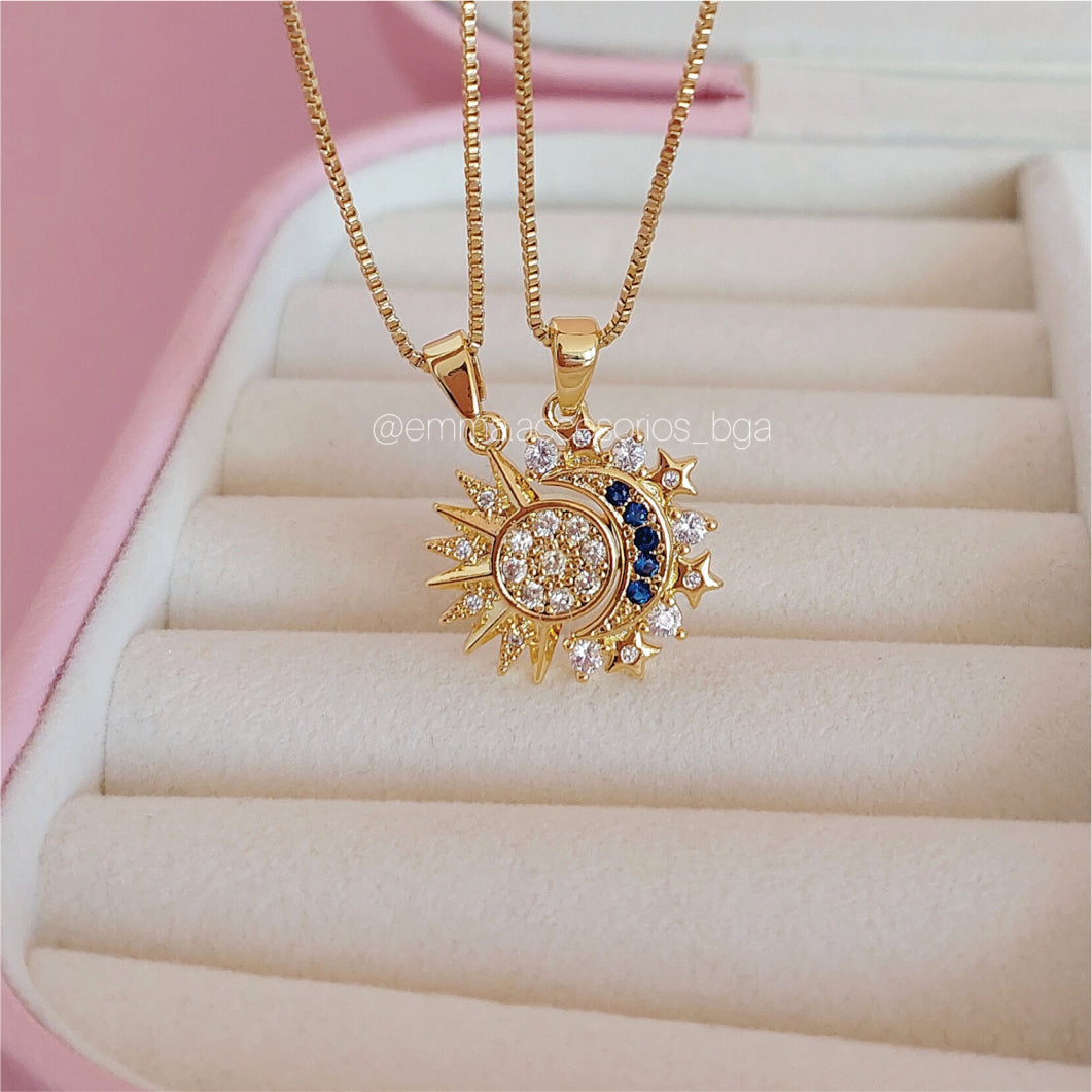 CADENAS SUN MOON BLUE ZIRCON