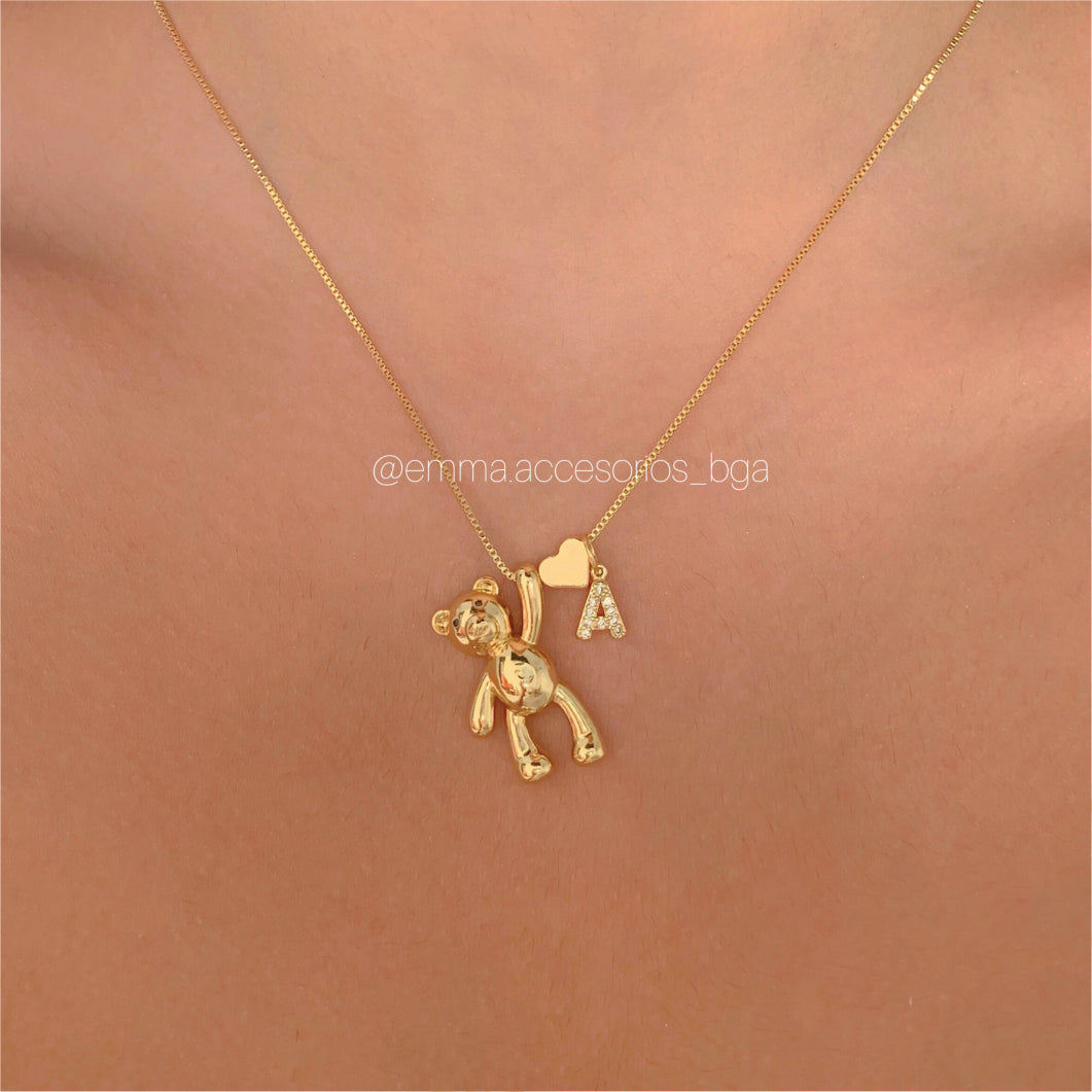 CADENA OSITO INICIAL HEART