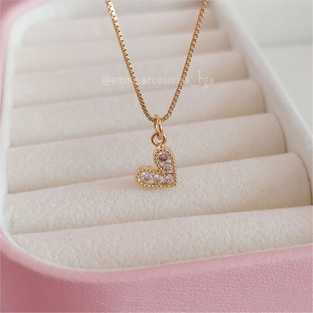 CADENA HEART FIVE ZIRCON