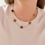CHOKER TRÉBOL MARRÓN