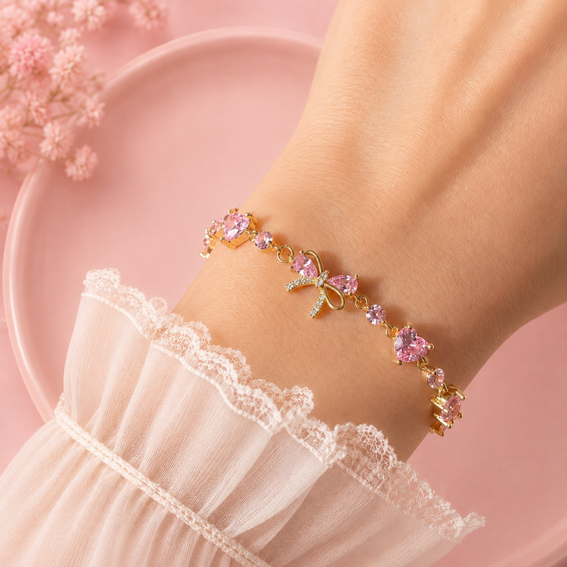 PULSERAS LAZO CORAZÓN.