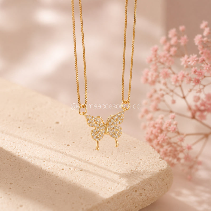 CADENAS COMPARTIR BUTTERFLY ZIRCON