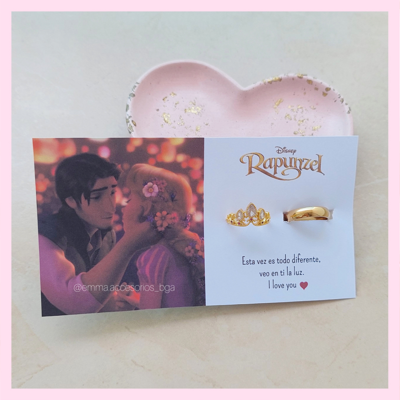 ANILLOS PROMESA RAPUNZEL 2