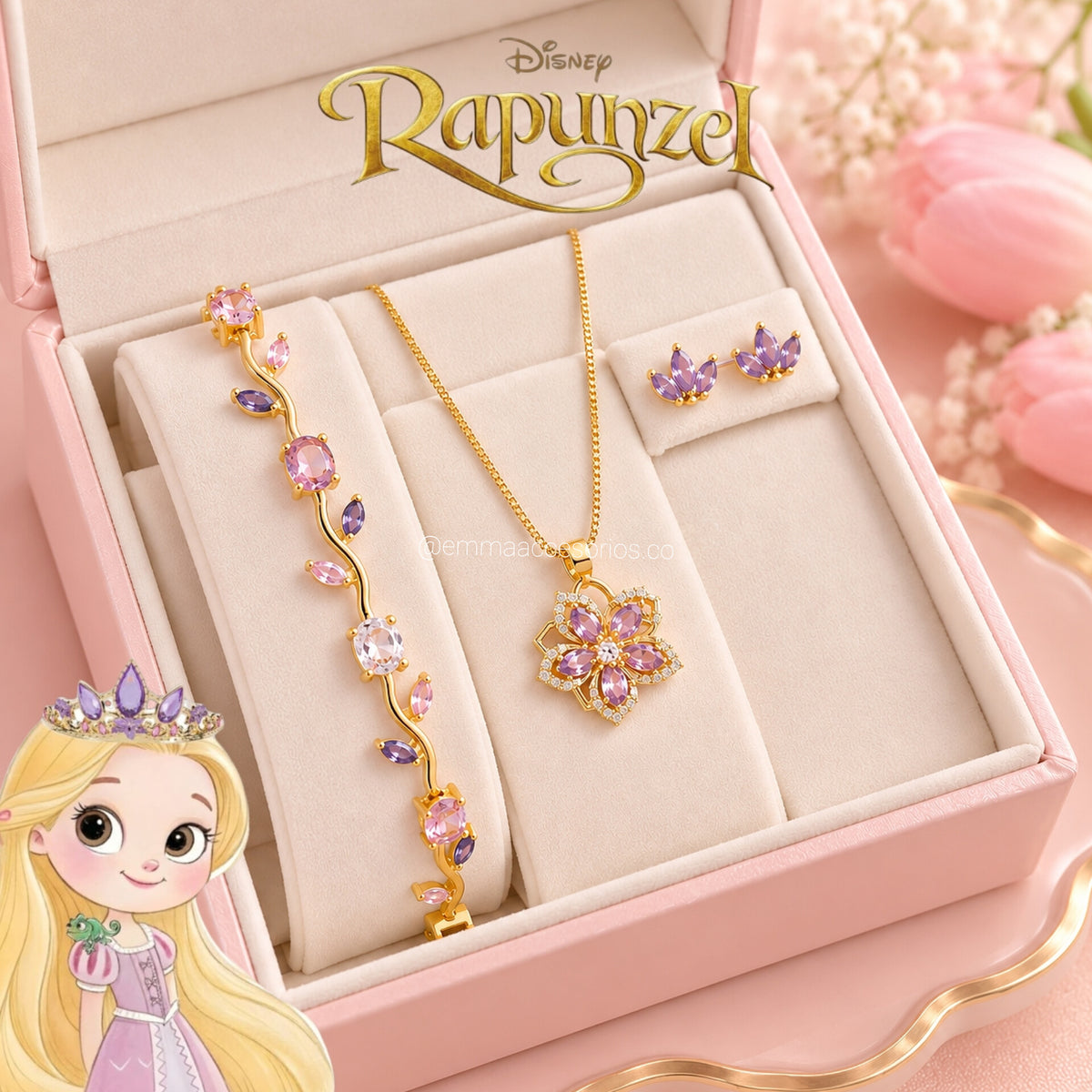 SET PRINCESS RAPUNZEL FLOR
