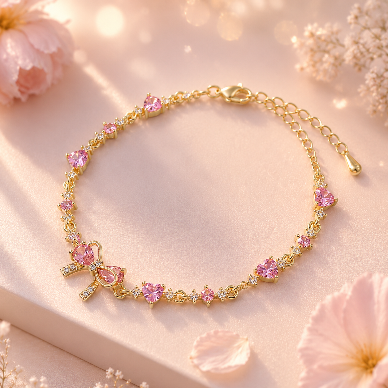 PULSERAS LAZO CORAZÓN.