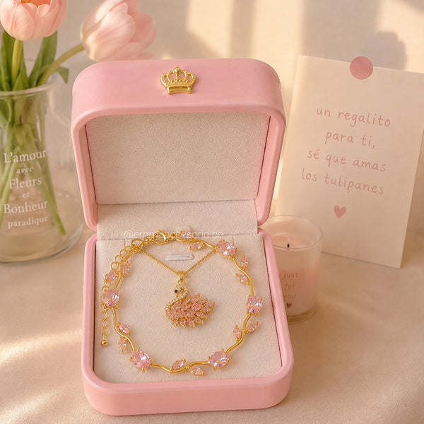 SET CISNE ROSA 🦢