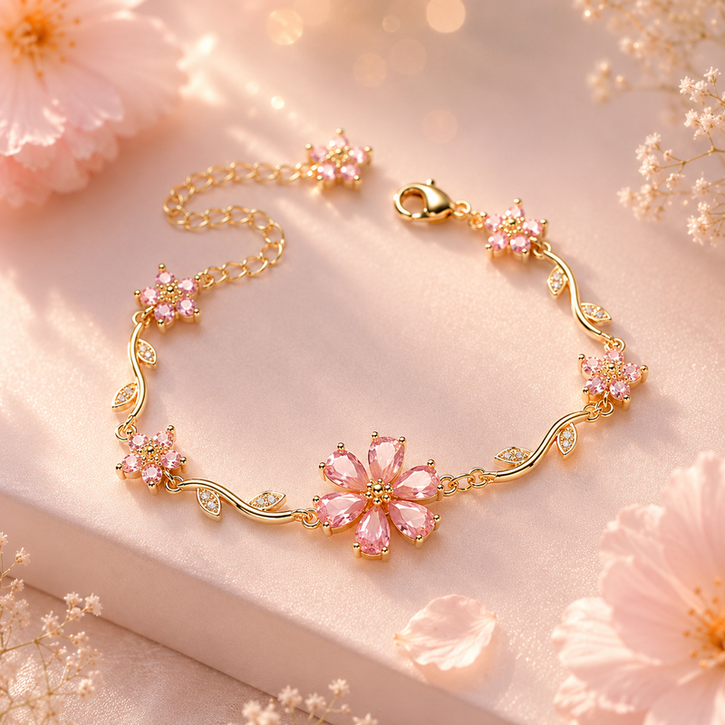 PULSERA FLOR CEREZO!