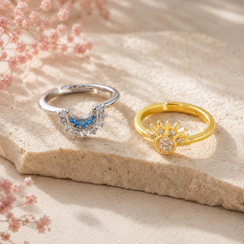 ANILLOS SOL Y LUNA